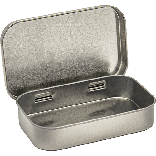 Lg Flat Hinged - Platinum