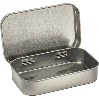 Lg Flat Hinged - Platinum
